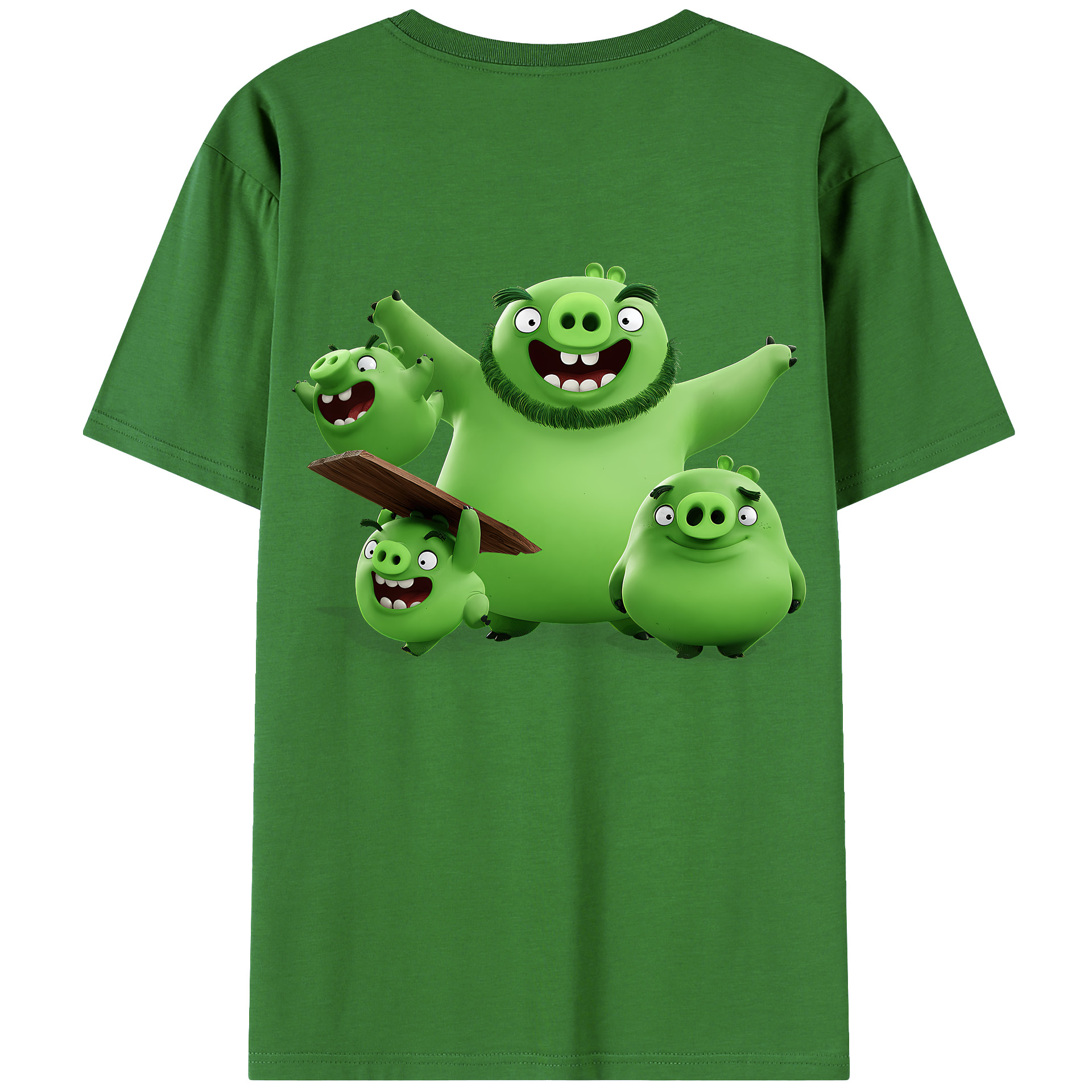 （画像用） Angry Birds アングリーバード レディース半袖Tシャツ(バックプリント)